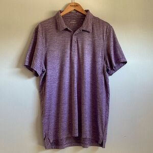 J.Crew Purple Performance Polo Size Large
